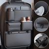 1pcs Car Seat Back Storage Bag Multifunction Backseat Organizer Storage Pocket Wear-Resistant Seat Anti Kick Guard
