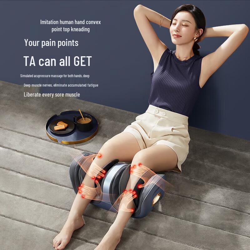 Aux Smart Foot and Leg Massager with Heat Therapy CN Plug (adapter Included)