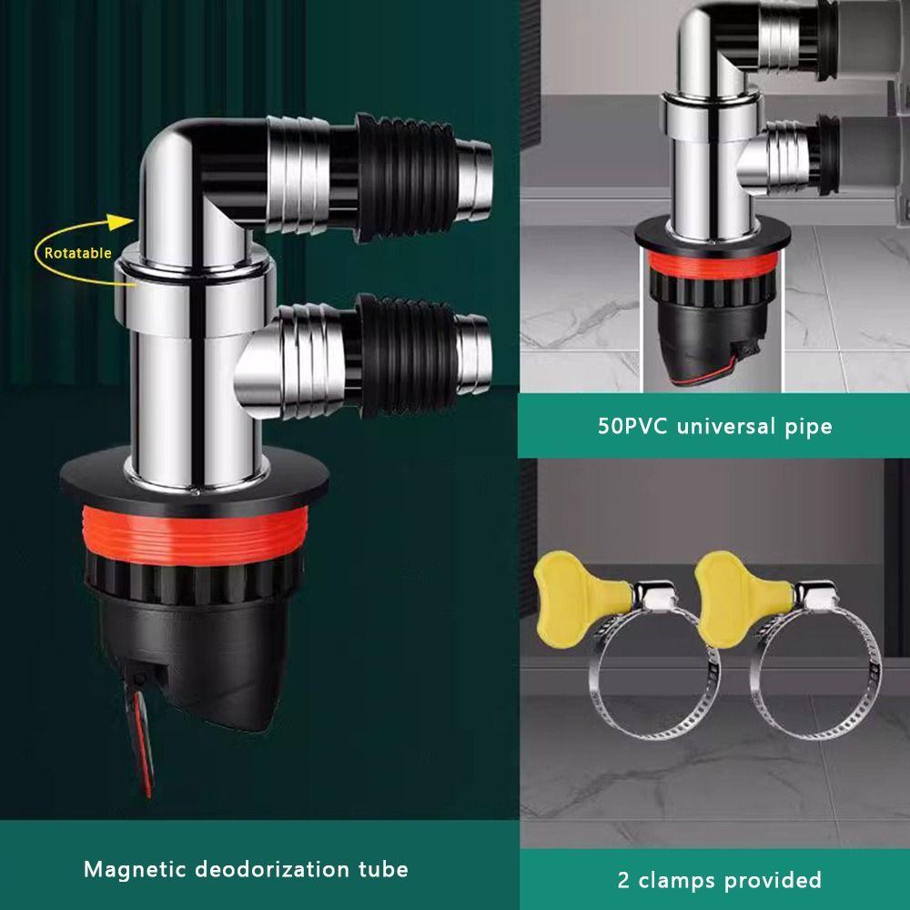 Double Purpose Pipe Connector Snap Joint Sewer Special Elbow Pipe Joint