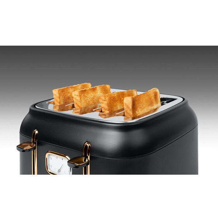 Muse ms-131bc - grille-pain - 4 fentes - 1800w - acier inoxydable