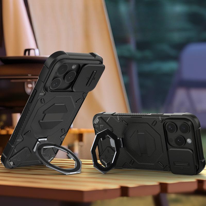 

Магнитный чехол-подставка Matrix, Подходит для объектива Ip16pm, Пылезащитный со сдвижным окном, Защитный чехол-кроссбоди для Apple 15/14pm Apple 16