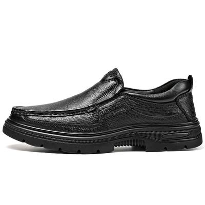 Handgefertigte Freizeitschuhe aus Leder für Herren, weiche Sohle, bequeme Halbschuhe für Herren, modische Slip-On-Fahrerschuhe, rutschfeste Business-Schuhe