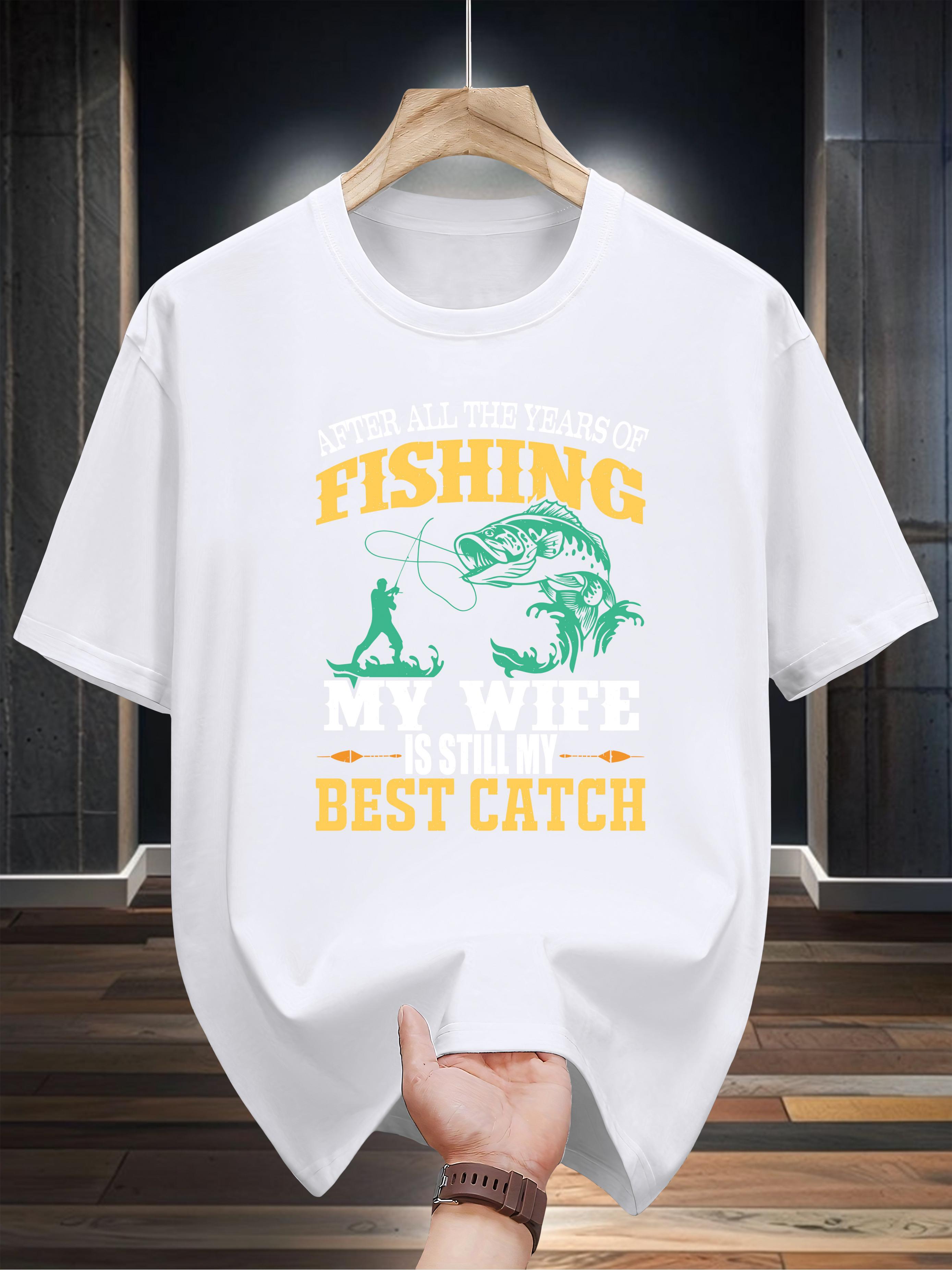 

Funny Fishing Graphic T-shirt for Men - After All the Years of Fishing M