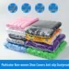 Plus Size Durable Non-Woven Indoor Shoe Covers for Adults and Children - Dustproof and Thickened