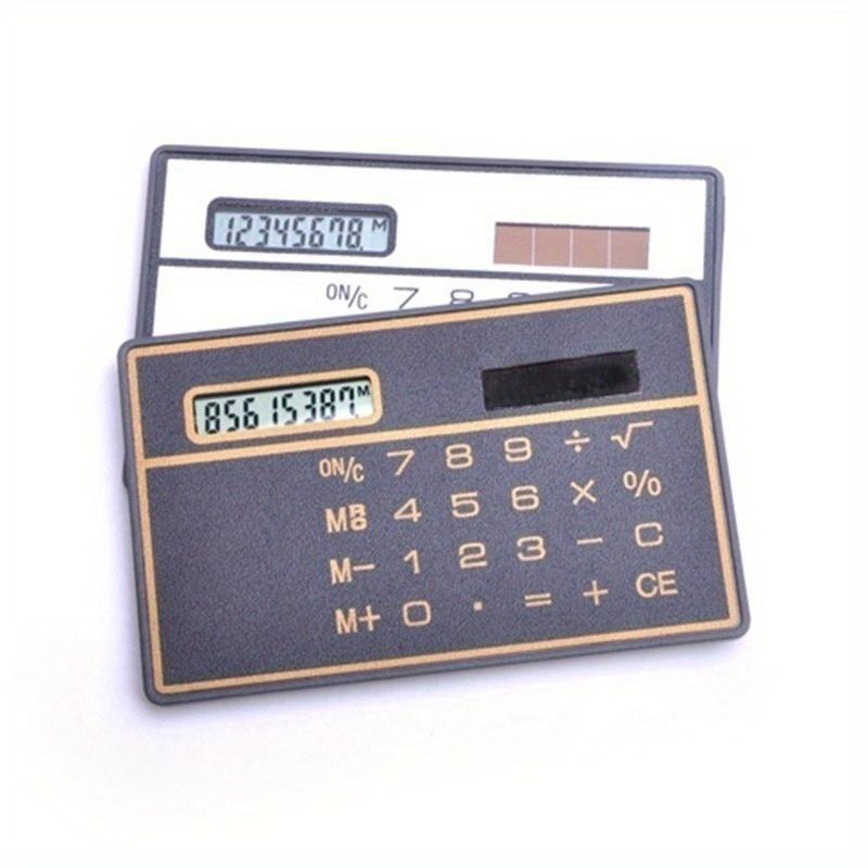 Portable Scientific Calculator Bank Card Handheld Calculator Mini Wallet Calculators