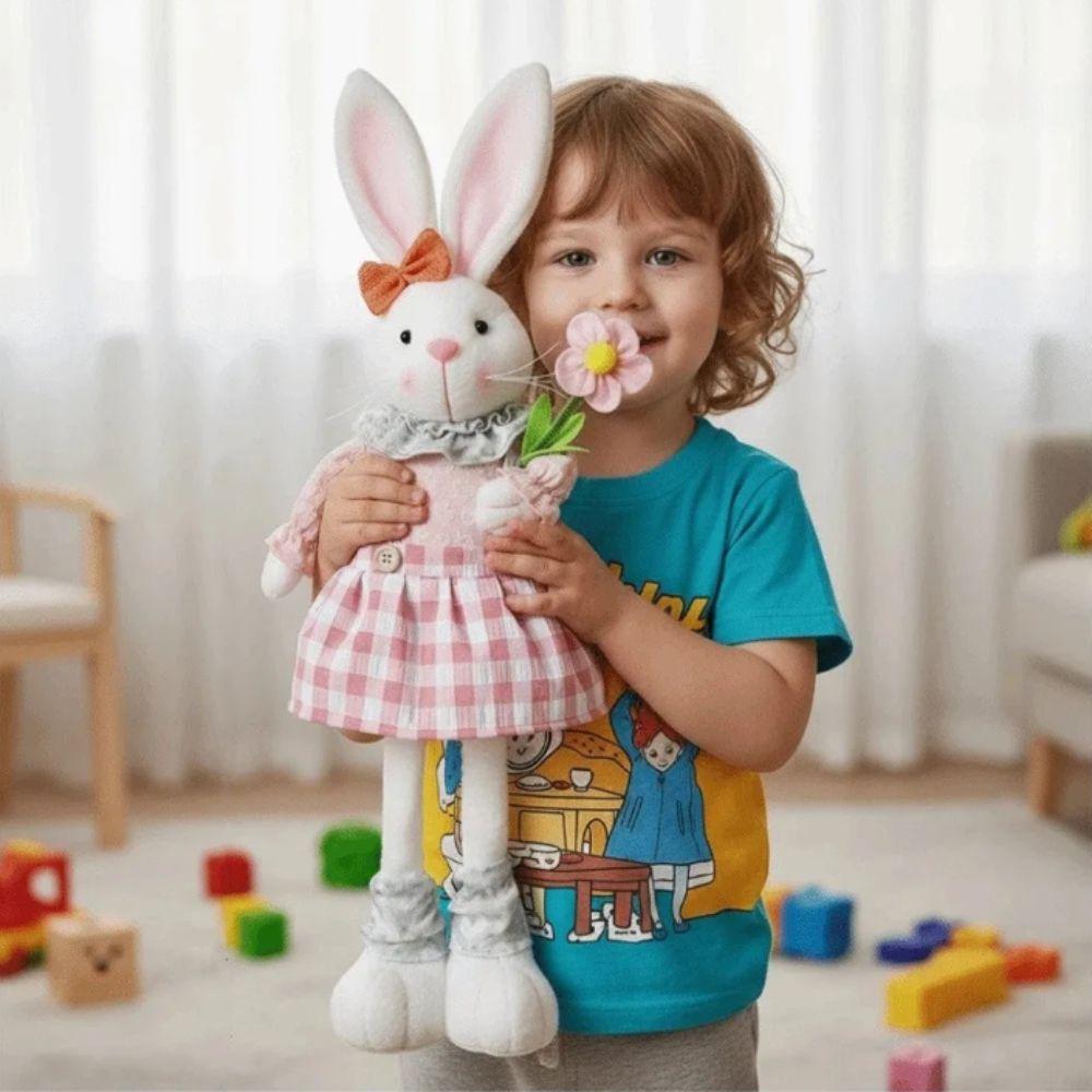 Conception redimensionnable Décoration Lapin de Pâques Lapin à longues pattes réglable Ornement Lapin de Pâques Décoration de Pâques