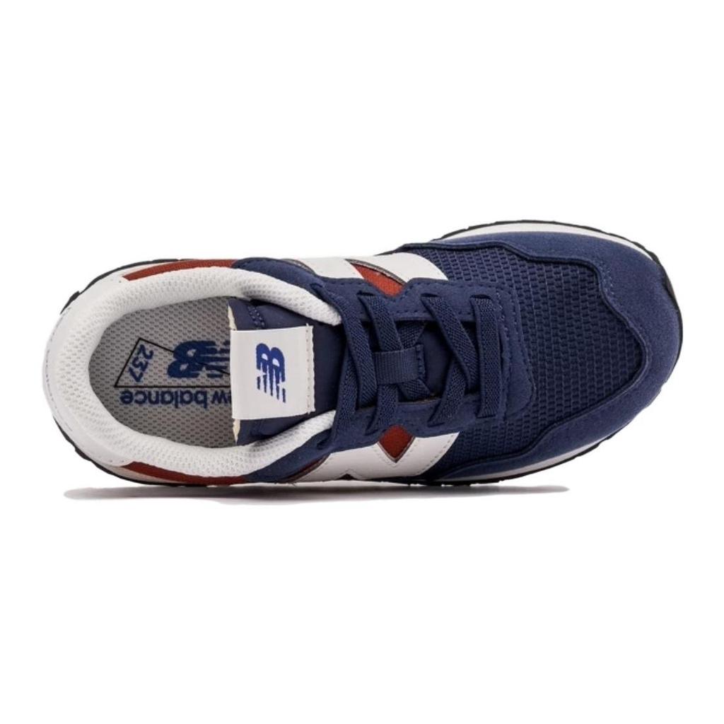 New Balance Nb 237 Versatile Low-Top Kids Casual Shoes Kids Sneaker Red Blue PH237TR