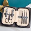 9-Piece Stainless Steel Nail Clippers & Manicure Set with Scissors and Cuticle Pusher