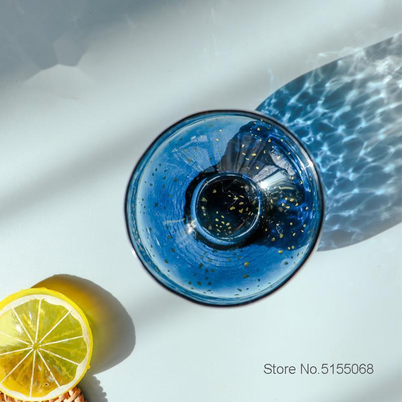 250ml Blue Starry Sky Shadow Whiskey Cup Japanese TOYO SASAKI Wine Glass Artwork Whisky Tumbler XO Chivas Cognac Brandy Snifter