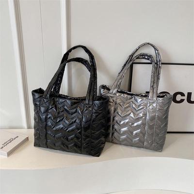 2025 Versatile Lightweight Cotton Tote Bag - Large Capacity Casual Women's Shoulder Bag