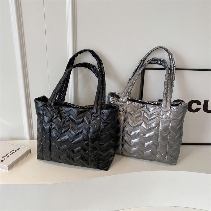 Borsa Tote in Cotone Versatile e Leggera 2025 - Borsa a Spalla Casual da Donna ad Alta Capacità