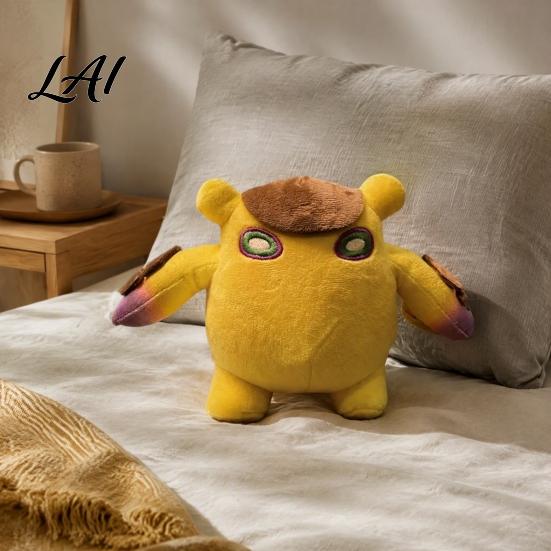 Portable Stress Relief Toys Mini Plush Squeeze Toy Cute Soft Stuffed Figure Skin Friendly Figures Desk Decor Collectible Trinkets for Kids,