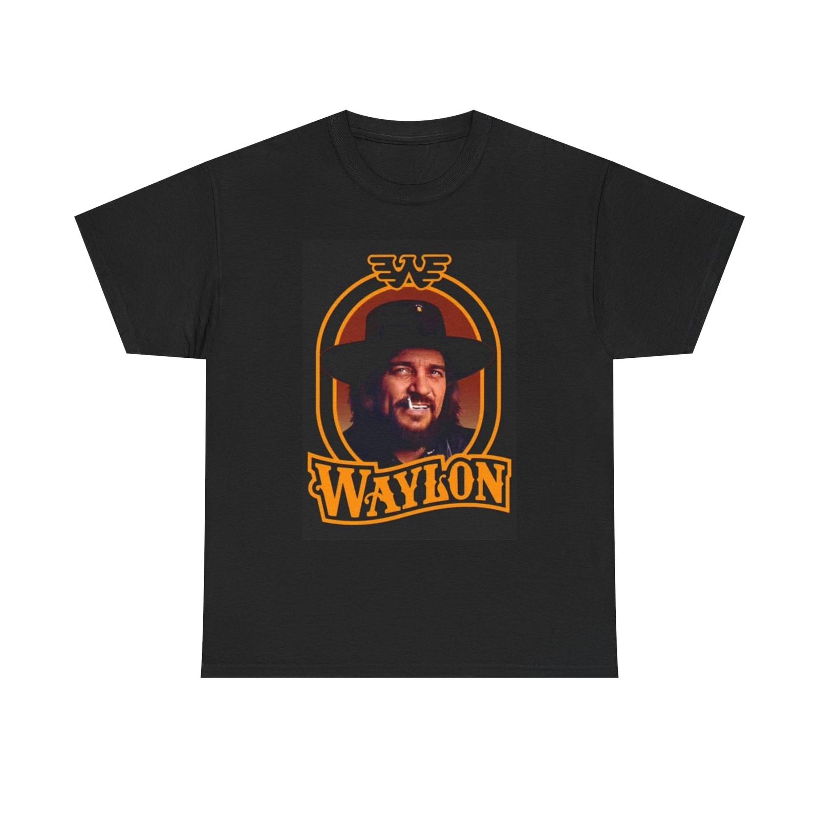 Men s and Women s T-shirts Waylon Jennings M