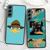 Cartoon Perry The Platypus Phone Case For Samsung Galaxy S22 S25 Ultra S21 S10 Plus S26 Edge S20 S23 S24 FE Cover Silicone S