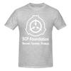 Unisex SCP Foundation Funny T Shirt Streetwear Cotton Crewneck Unisex Tshirt