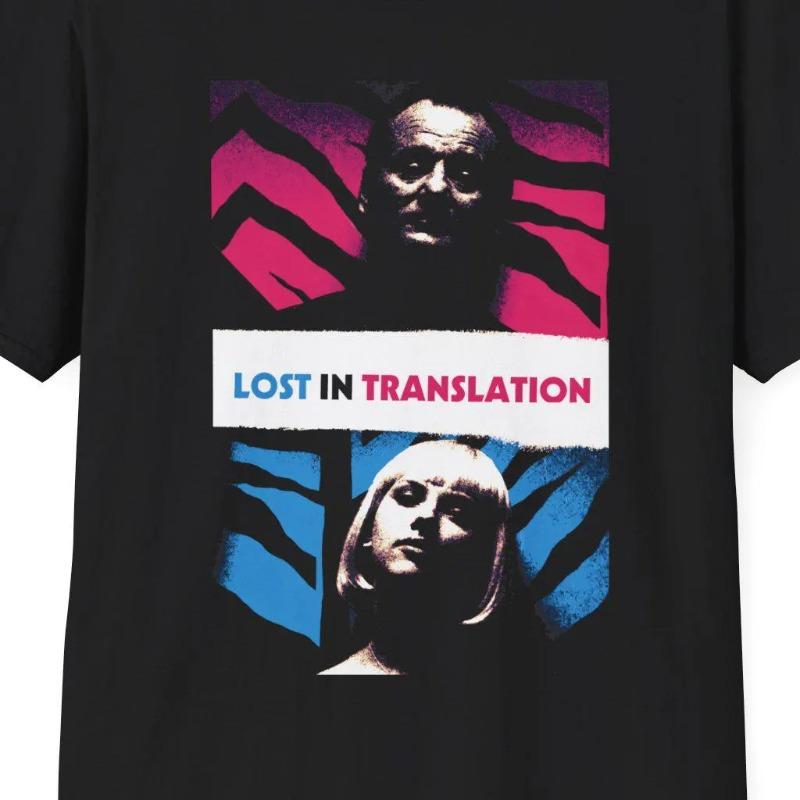 Lost in Tokyo Movie Tshirt Retro Tshirt Summer New Fashion Cotton Unisex Tshirt S