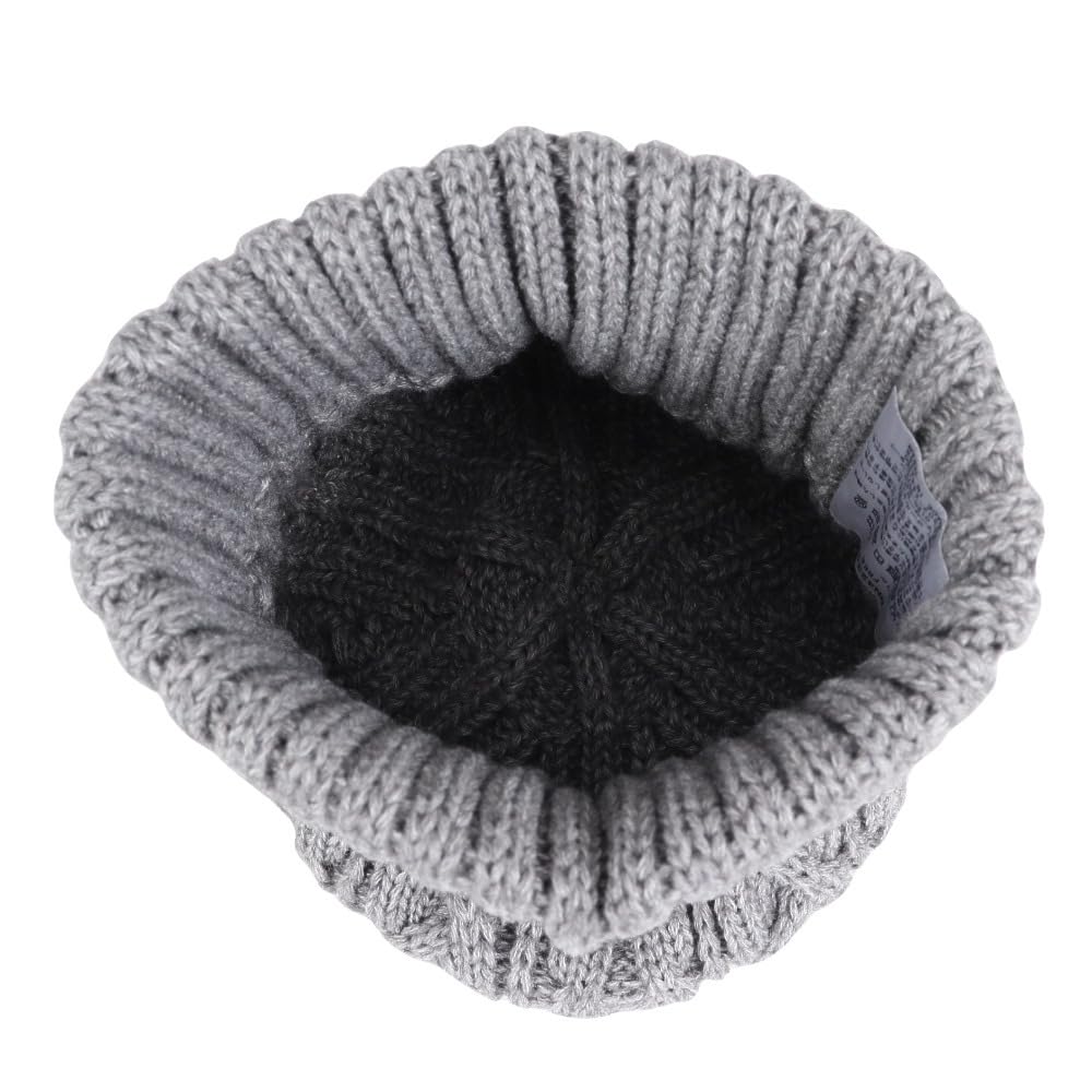 The North Face Cable Unisex Knit Cold Mixed Free Size Beanie, Cap, Weather, Gray,