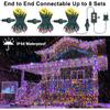 Brizled Color Changing Christmas Lights, 33ft 100 LED Christmas Lights Connectable, 12 Modes Warm White & Multicolored Xmas Light with Remote,