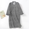 Man's Shirt Three-quarter Sleeve Spring and Summer Season Fashion Loose Short-sleeved Shirt Hong Kong Style Japanese Shirt Casual Jacket