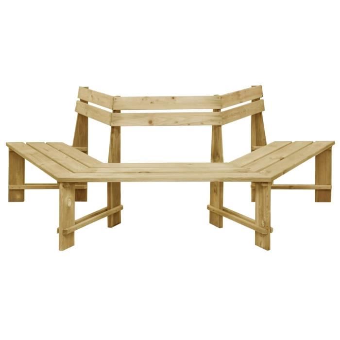 VidaXL Banc de jardin 240 cm Bois de pin imprégné