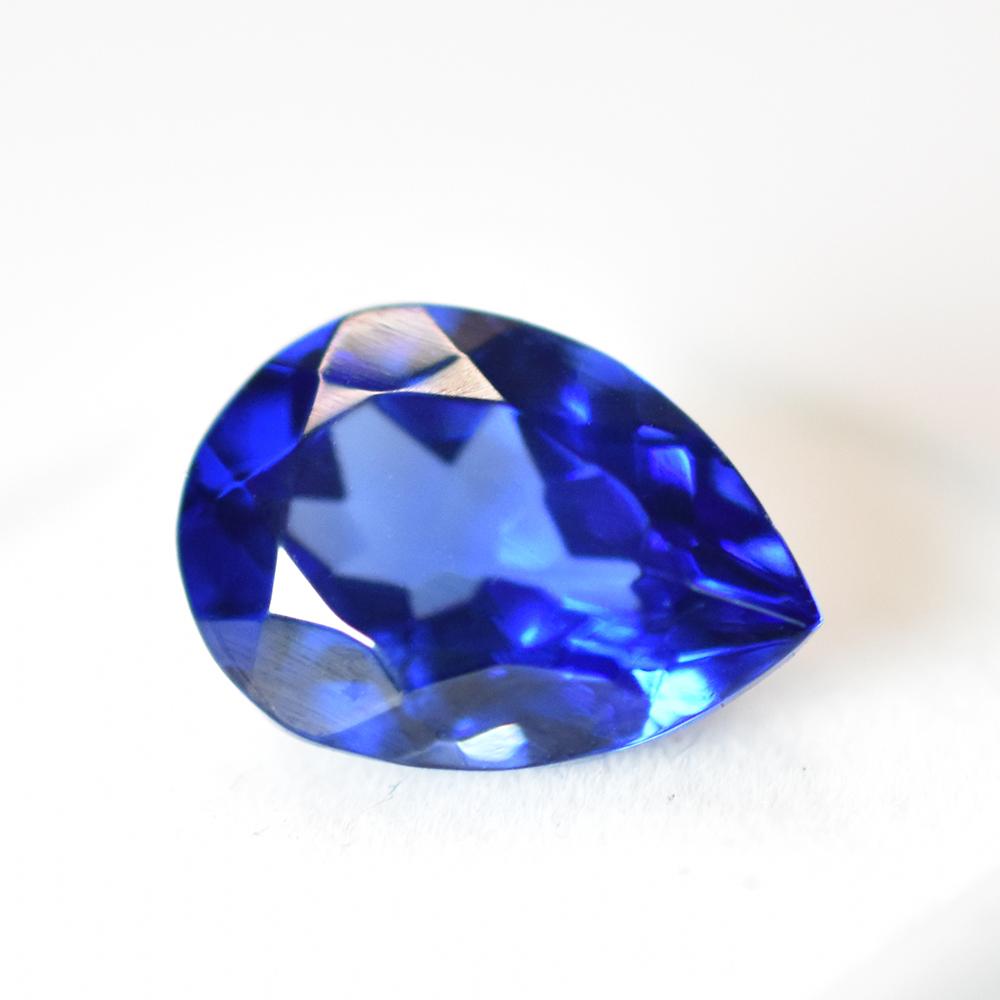CERTIFIED 7.85 Ct Pear Shape NATURAL Tanzanian Tanzanite Blue Loose Gemstone