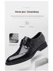 2025 Spring Men's Versatile Leather Slip-ons: Trendy Business & Casual Shoes