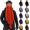Unisex Knitted Wig Hat for Daily Wear and Giving