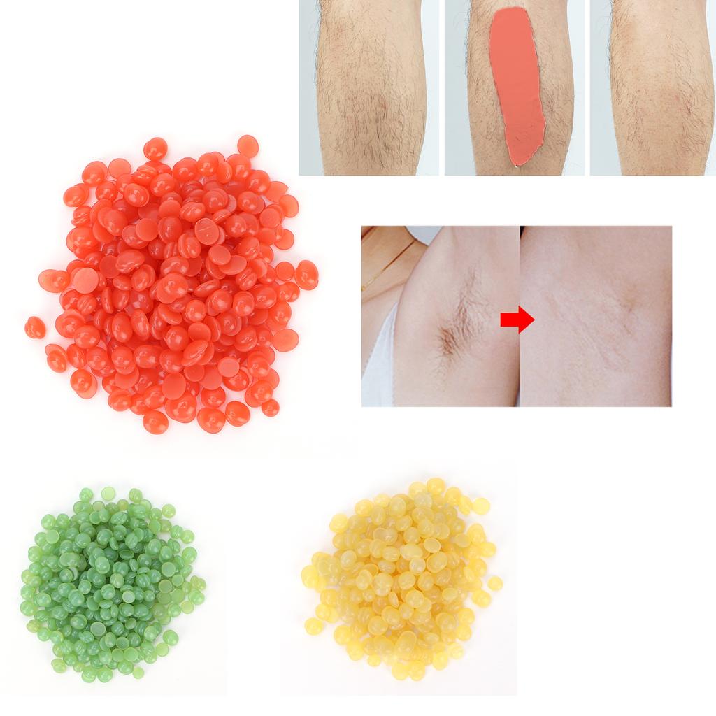 Enthaarungswachsperlen für Männer und Frauen, für den Heimsalon, Haarentfernung, Hartwachsbohnen, Zubehör, 50 g