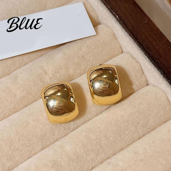 Party Earrings 6 Pairs Stud High Gloss Imitation Pearls Faux