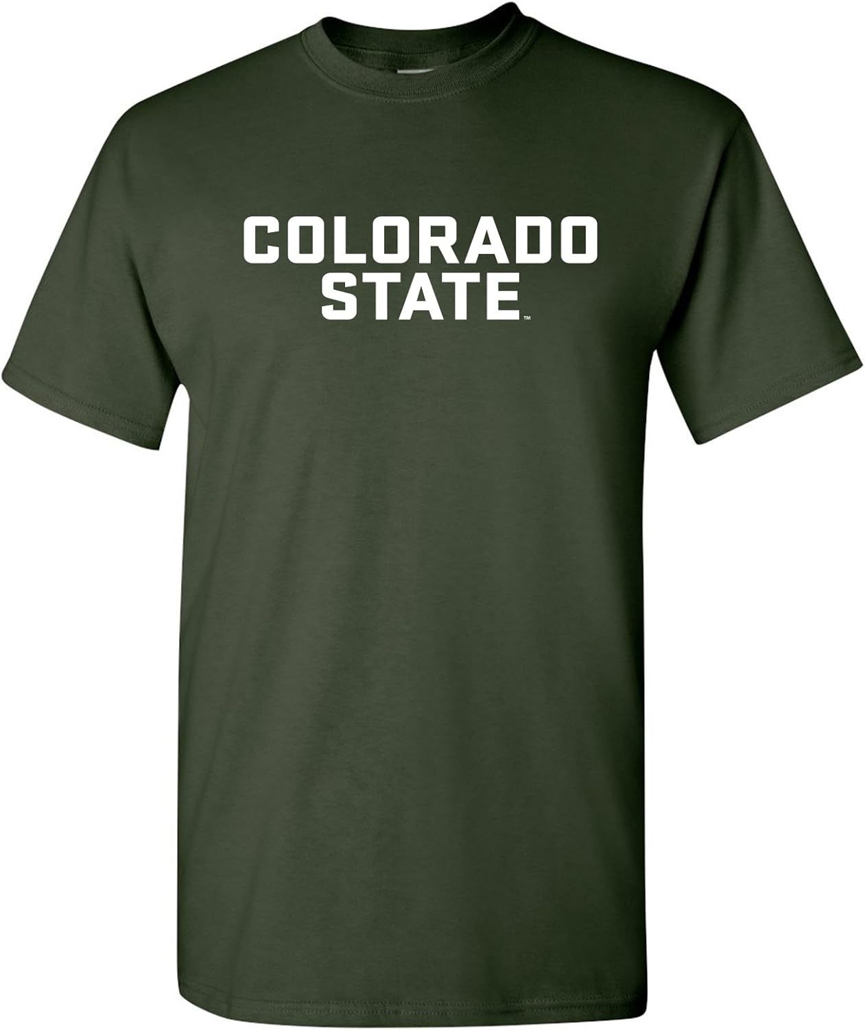 Базовая футболка Colorado State Rams, Цвет команды, Колледж, Университет S разноцветный