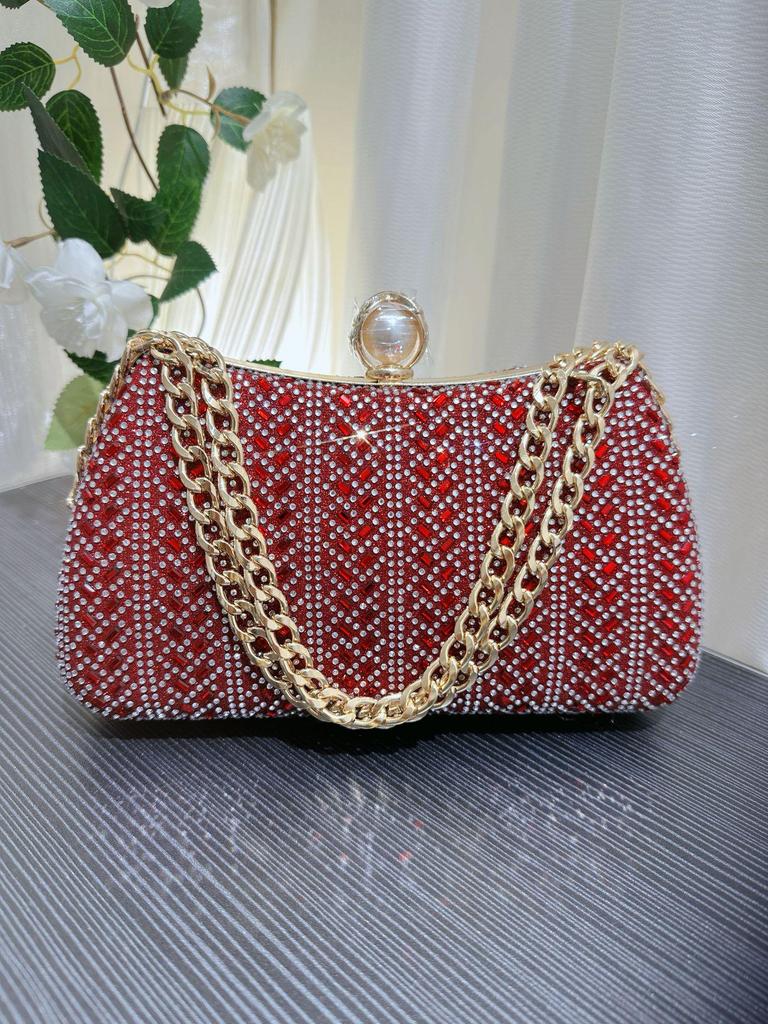 2025 High-End Women's Evening Bag - Luxury Diamond-Studded, Versatile Fashion Handbag