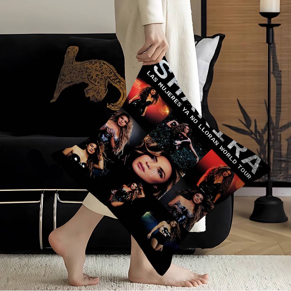 Pop Culture Graphics Shakira Maple Design Cushion Cover Happy Autumn Harvest Decor Holiday Decorati Pillow Cover