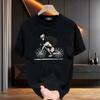 Unisexs Fitted Cotton Tshirts 5XL Black T Shirt Summer Wear Casual for Unisex Ride Bicycle Print Tee Shirts White Unisex Clothing