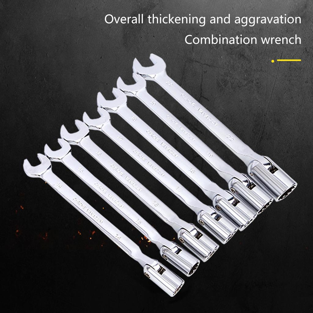 Double-Head Movable Sleeve Open Wrench For Phone And Automotive Repair Dual-Purpose Movable Sleeve Wrenches