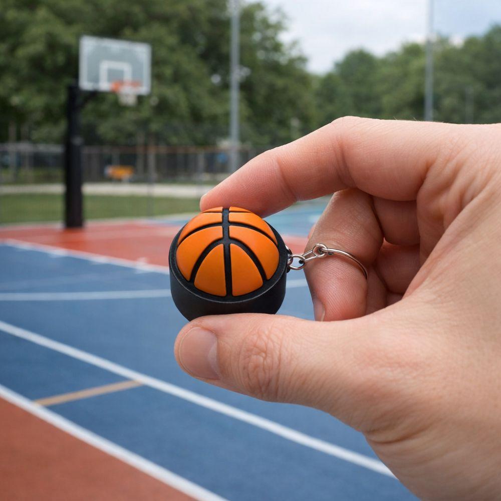 Sports Theme 3D Printed Keychain Creative Design Clicker Keychain Daily Carry