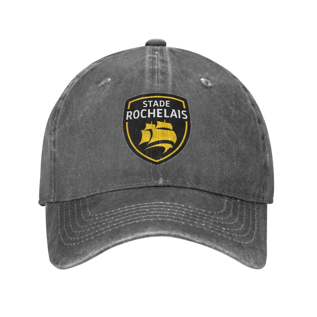 AStade Rochelais Rugby logo Ležérní Baseballová čepice Lov Kempování Klobouky Letní Vysoká kvalita Unisex Muži Streetwear Baseballové čepice