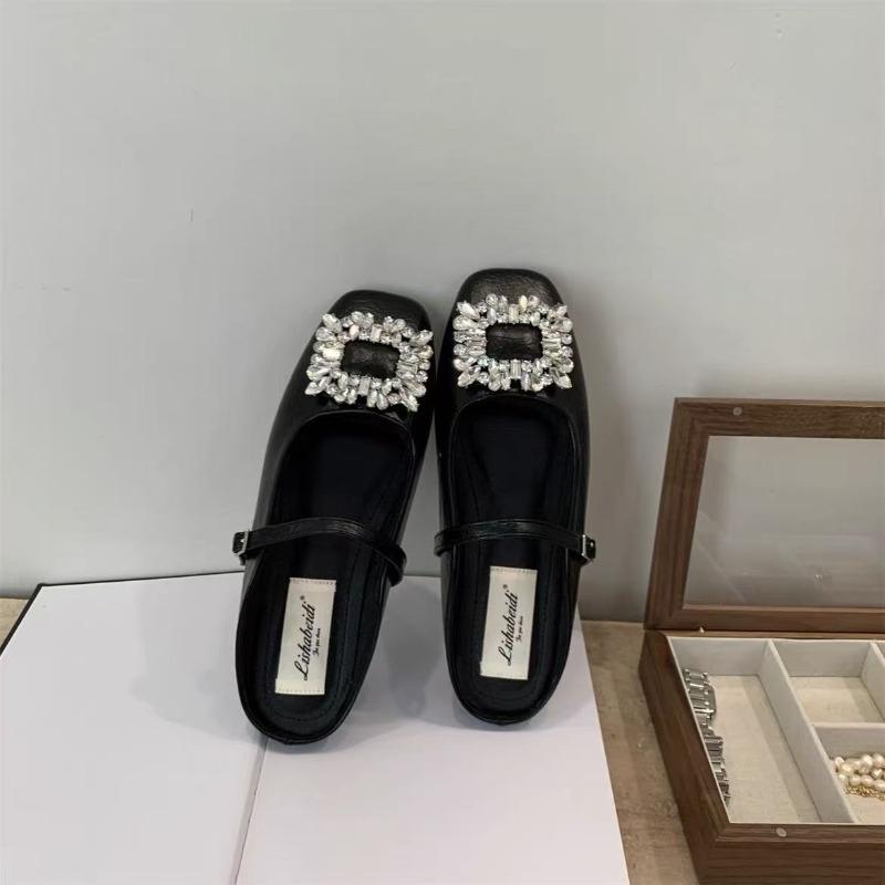Versatile skirt soft-soled Mary Jane single shoes new autumn and winter flat-soled small leather shoes women