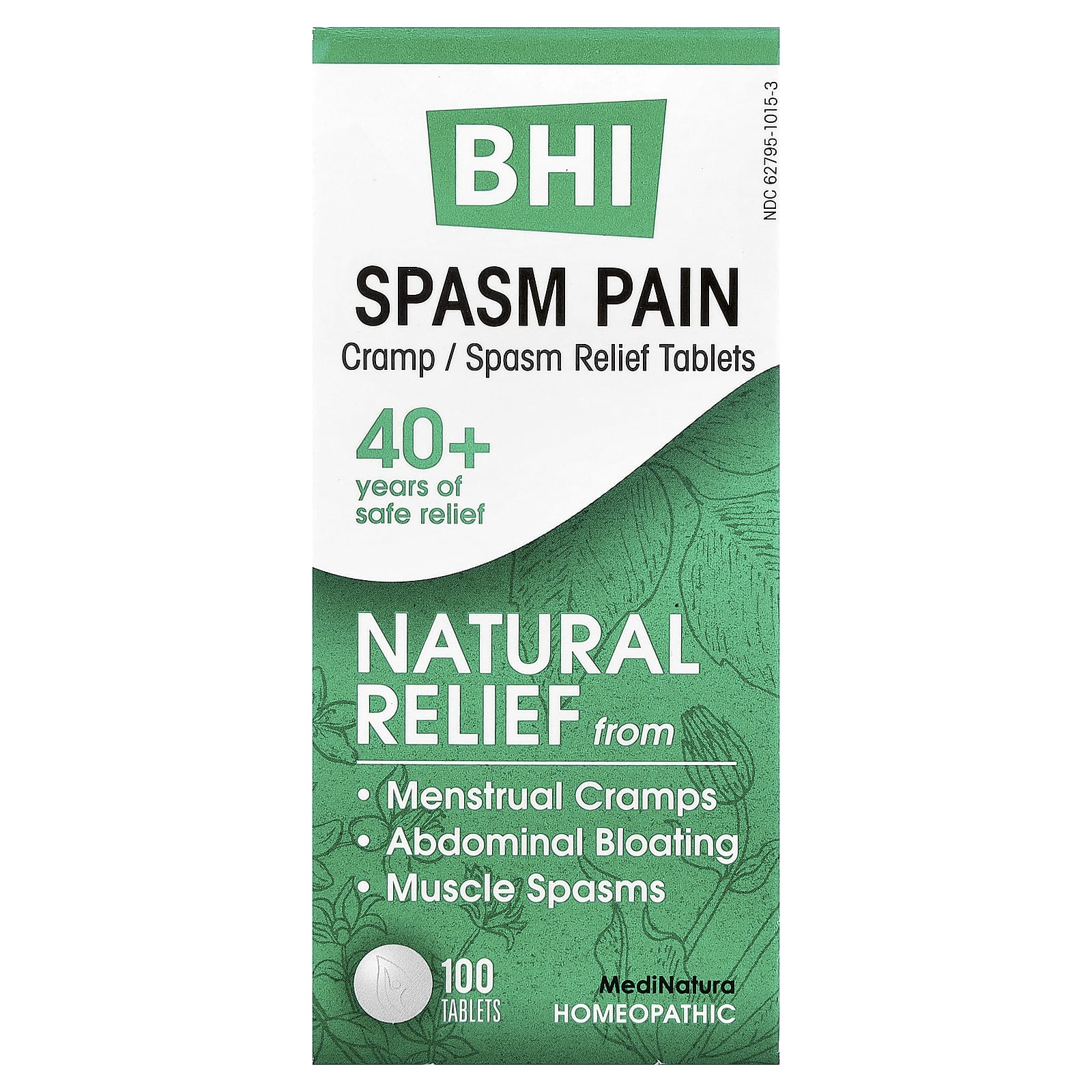 

Bhi, cramp pain, 100 tablets