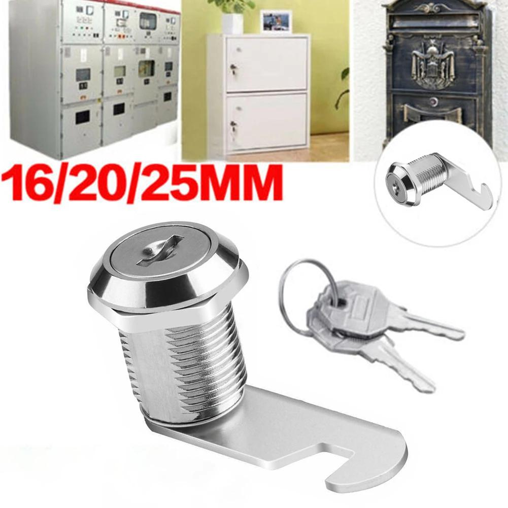 Mailbox Lock Enjoy Peace of Mind with 16/20/25mm Cam Lock for Cabinet Drawer Mail Box Locker Metal Alloy Material 2 Keys