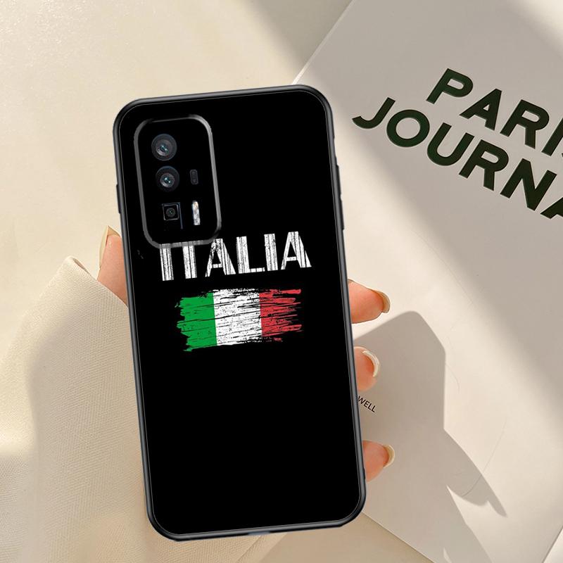 Italy Flag Case For Xiaomi 15 14 Ultra 13T 14T 15T Pro 17 Pro Max POCO X7 Pro X3 X5 X6 F5 F6 F7 F8 Coque