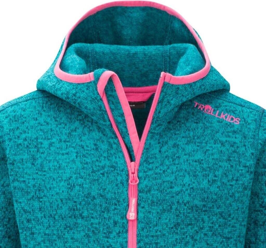 Jacket Trollkids Jondalen Jacket XT Fleece Jacket Turquoise Magenta