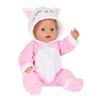 18 Inch Doll Winter Clothes Soft Fleece Cartoon Costume For Girl Dolls Simple Dressing Kids Play Fabric