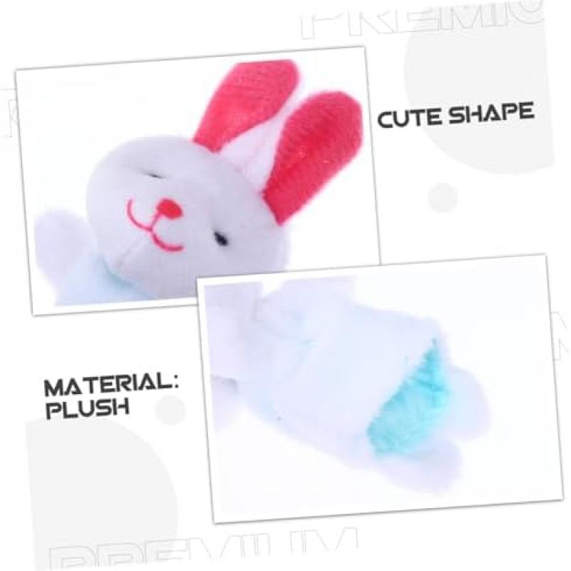 BESPORTBLE 10stücke Plüschtier-fingerpuppen Spielset Cartoon-tierpuppen Zum Geschichtenerzählen Für Junge Mädchen Und Kleinkinder