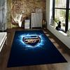 "Arsenal Logo Glowing Lightning Design Carpet for Home Decor" Suitable for use as an anti-slip for living room bedroom sofas