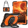 For Samsung Galaxy Tab S10 FE/Tab S9/Tab S9 FE.360° Rotating Grip Heavy Duty Protection Stand TPU+PC 3in1 Anti-knock Shockproof Tablets PC Case