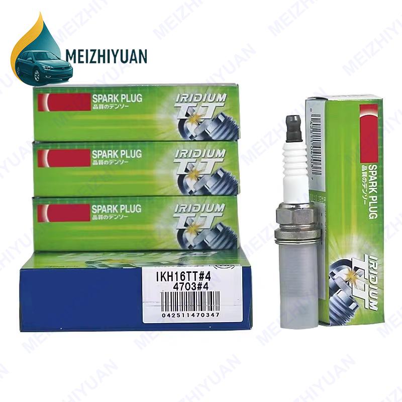 4pcs IKH16TT 4703 Dual Iridium TT Spark Plug for PEUGEOT 206 207 307 308 406 407 TU5JP4 EW10J4 Toyota Hyundai Highlander Sonata