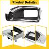 Chrome Fog Light Cover Cap Left Driver LH Side for 2015- GMC Yukon GM1038187
