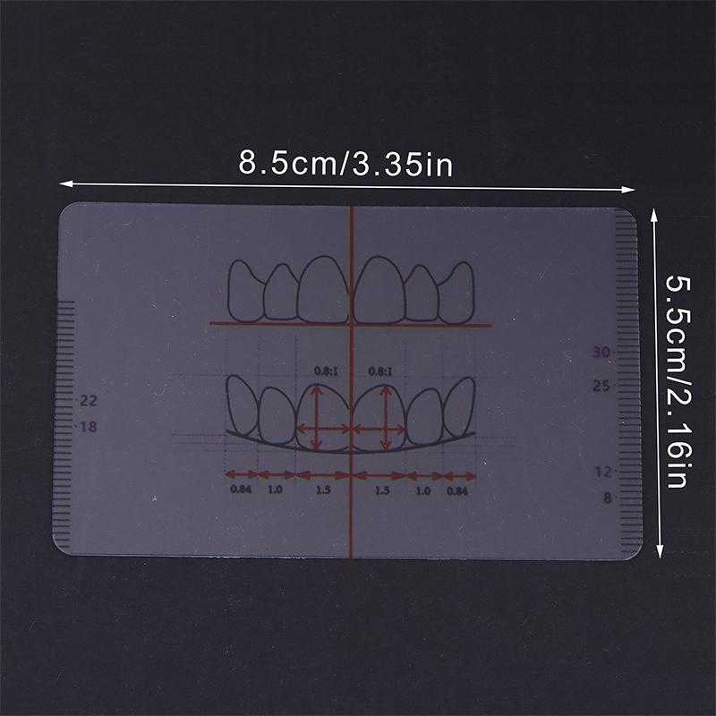 Laboratorio Odontotecnico Disegno e Allineamento Protesi Righello Dentale a T Misurazioni Simmetria Esame Strumenti Dentali Multifunzionali