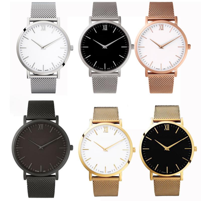 Hew Itt Simple British Lar Sson Stainless Steel Mesh Strap Jen-Nincs Watch 766B