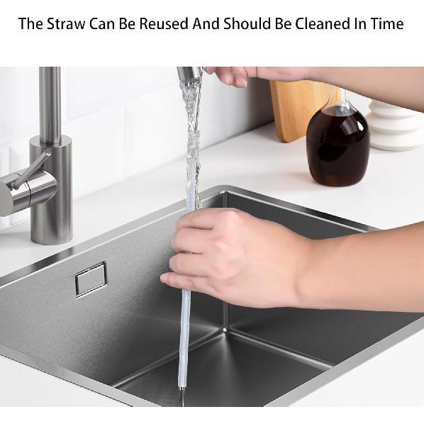 Replacement Straws Compatible With Simple Modern 24oz ulated Tumbler, with 1 Brush (6 Pack for 24oz)